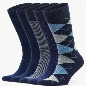Men’s VRS Bamboo Dress Socks Calf Soft Odorless Casual Comfortable